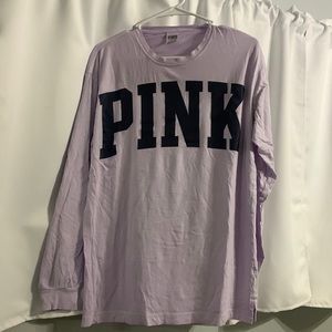 PINK- long sleeve tee